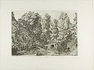 A Civita Castellana by Jacob Wilhelm Mechau