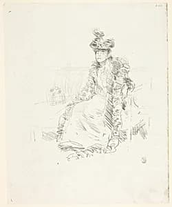 A Lady Seated by James McNeill Whistler
