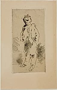 A Young Street Urchin by Félix Hilaire Buhot