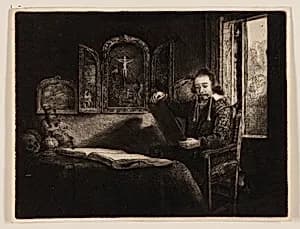 Abraham Francen, Apothecary by Rembrandt van Rijn