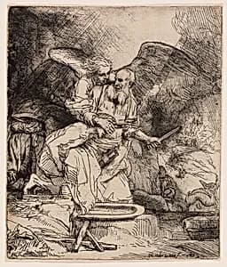 Abraham's Sacrifice by Rembrandt van Rijn