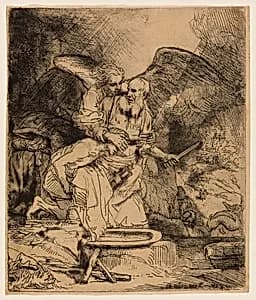 Abraham's Sacrifice by Rembrandt van Rijn
