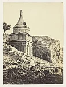 Absalom's Tomb, Jerusalem by Francis Frith
