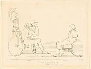 Achilles and Patroclus by John Flaxman