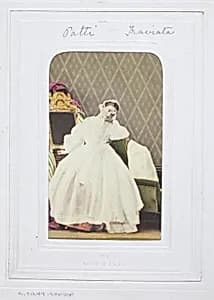 Adelina Patti Traviata by Camille Silvy