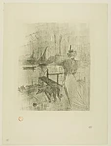Adieu by Henri de Toulouse-Lautrec