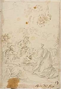 Adoration of the Shepherds by Pier Leone Ghezzi
