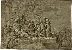 Adoration of the Shepherds by Polidoro da Caravaggio