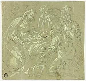 Adoration of the Shepherds by Parmigianino