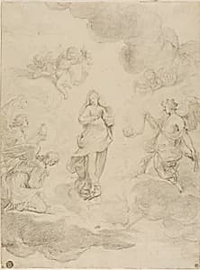 Adoration of the Virgin by Antoine Rivalz