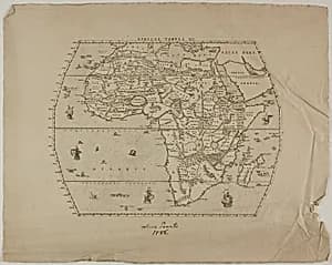 Africae Tabula XII by Livio Sanuto