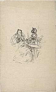 Afternoon Tea by James McNeill Whistler