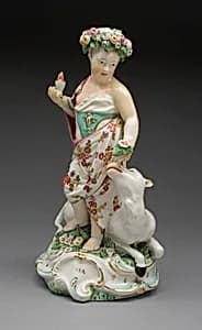 Allegorical Figure of Asia by Derby Porcelain Manufactory