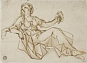 Allegorical Figure of Temperance by Giuseppe Antonio Caccioli