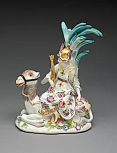 Allegorical Figure Representing Asia by Meissen Porcelain Manufactory