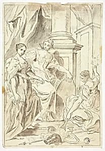 Allegory of Peace by School of Francesco Solimena