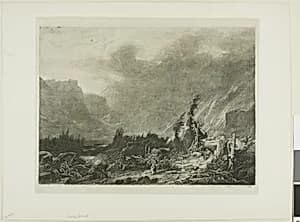 Alpine Landscape by Alexandre Calame
