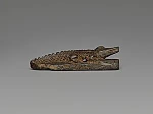 Amulet of a Crocodile by Ancient Egyptian