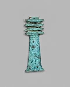 Amulet of Djed Column by Ancient Egyptian