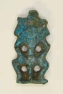 Amulet of the God Bes by Ancient Egyptian