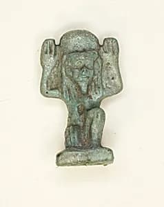 Amulet of the God Shu by Ancient Egyptian