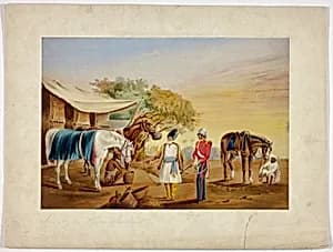 An Arab Horse Merchant by Unknown artist