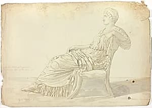 Ancient Statue of Agrippina by John Downman