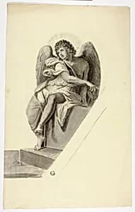 Angel Seated by Tomb by Elizabeth Murray