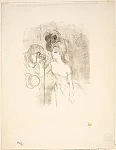 Anna Held and Baldy by Henri de Toulouse-Lautrec