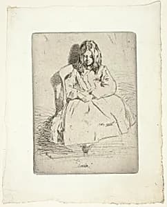Annie, Seated by James McNeill Whistler