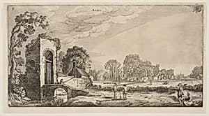 April, from The Twelve Months of the Year by Jan van de Velde, II