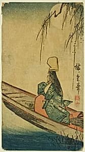 Asazuma boat by Utagawa Hiroshige