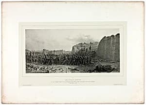 Assault and capture of bastion no. 6, from Souvenirs d’Italie: Expédition de Rome by Denis Auguste Marie Raffet