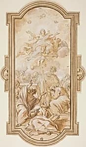 Assumption of the Virgin by Giacinto Calandrucci