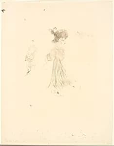 At the Ice Palace by Henri de Toulouse-Lautrec