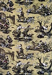 Au Loup! (Furnishing Fabric) by Jean Baptiste Huet