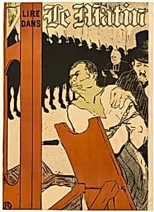 Au Pied de l'Echafaud by Henri de Toulouse-Lautrec