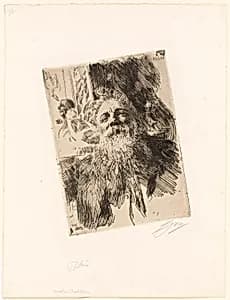 Auguste Rodin by Anders Zorn