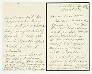 Autograph Letter by Julia Margaret Cameron