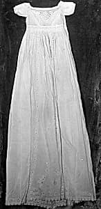 Baby's christening dress by Unknown