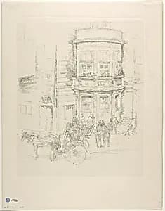Back of the Gaiety Theatre by James McNeill Whistler