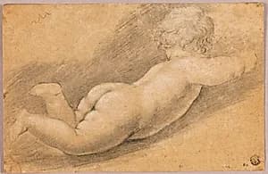 Back View of Putto by Circle of Petr Brandl