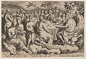 Banquet of the Gods by Jacques de Gheyn, II