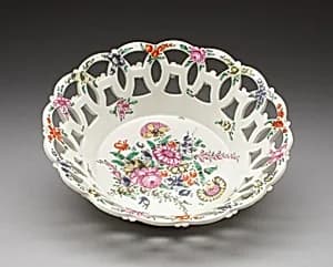 Basket by Worcester Porcelain Factory