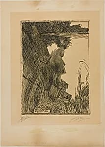 Bather (Evening) II by Anders Zorn