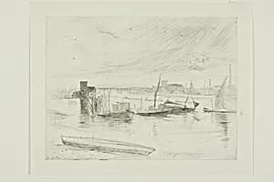 Battersea Dawn (Cadogan Pier) by James McNeill Whistler