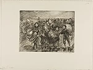 Before the Invasion by Théophile-Alexandre Pierre Steinlen