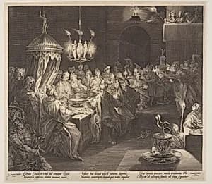Belshazzar’s Feast by Jan Harmensz. Muller