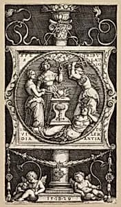 Bookplate of Willibald Pirckheimer