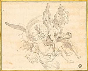Boreas and Oreithyia by Style of Giovanni Domenico Ferretti